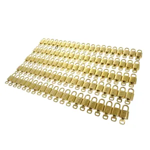 LOUIS VUITTON Padlock & Key Bag Accessories Charm 100 Piece Set Gold 70708