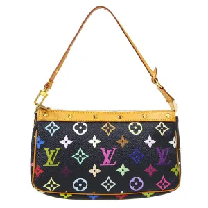 LOUIS VUITTON POCHETTE ACCESSOIRES HAND BAG MULTI-COLOR M92648 36846