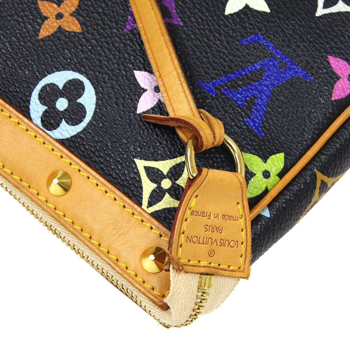 LOUIS VUITTON POCHETTE ACCESSOIRES HAND BAG MULTI-COLOR M92648 36846