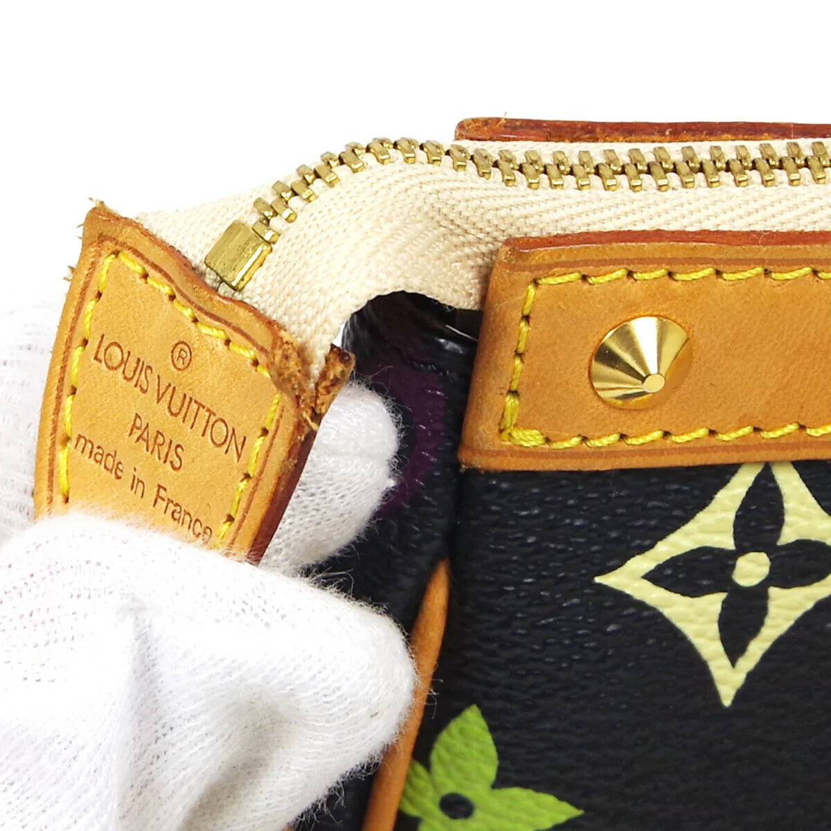 LOUIS VUITTON POCHETTE ACCESSOIRES HAND BAG MULTI-COLOR M92648 36846
