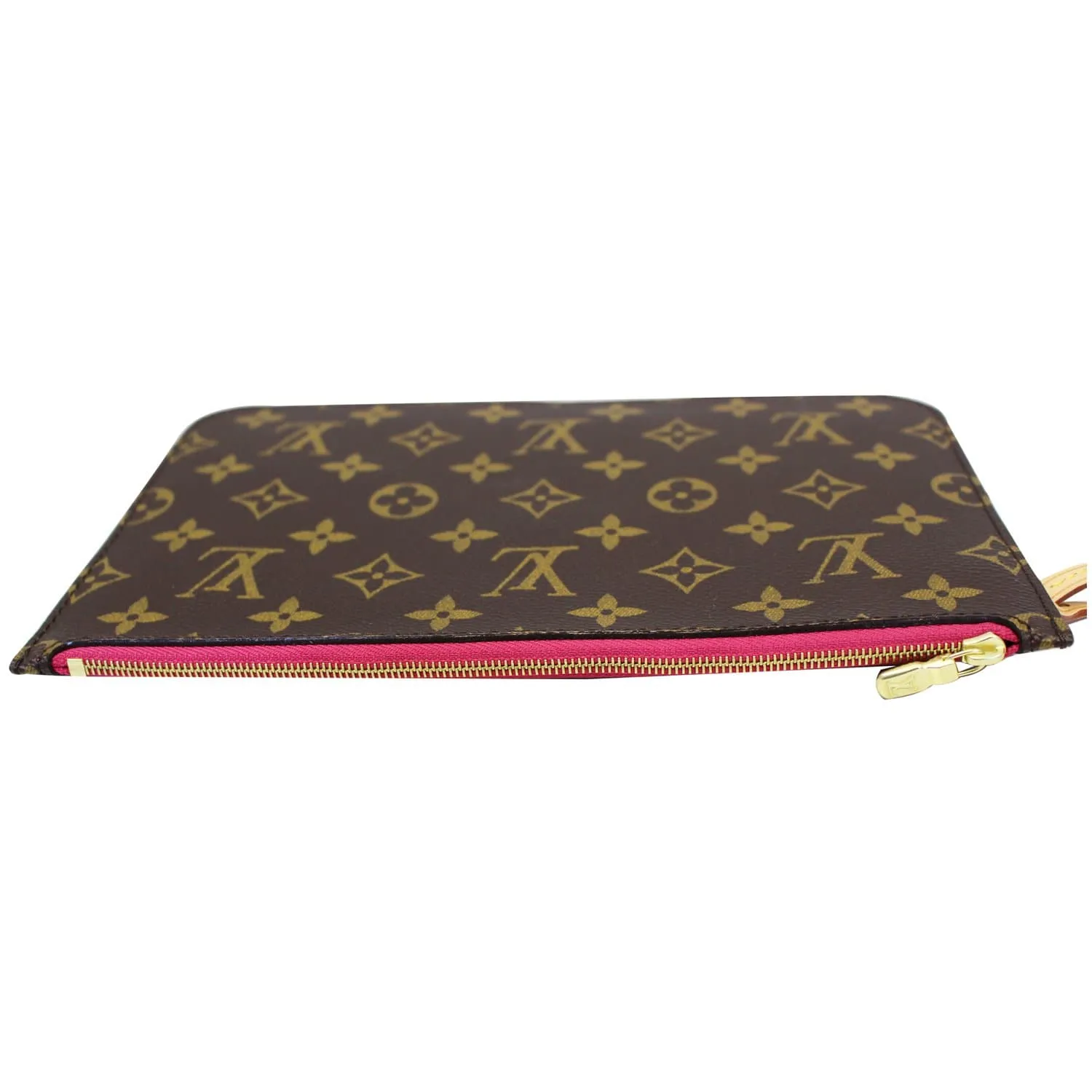 LOUIS VUITTON Pochette Wristlet Pouch Monogram Canvas Neverfull