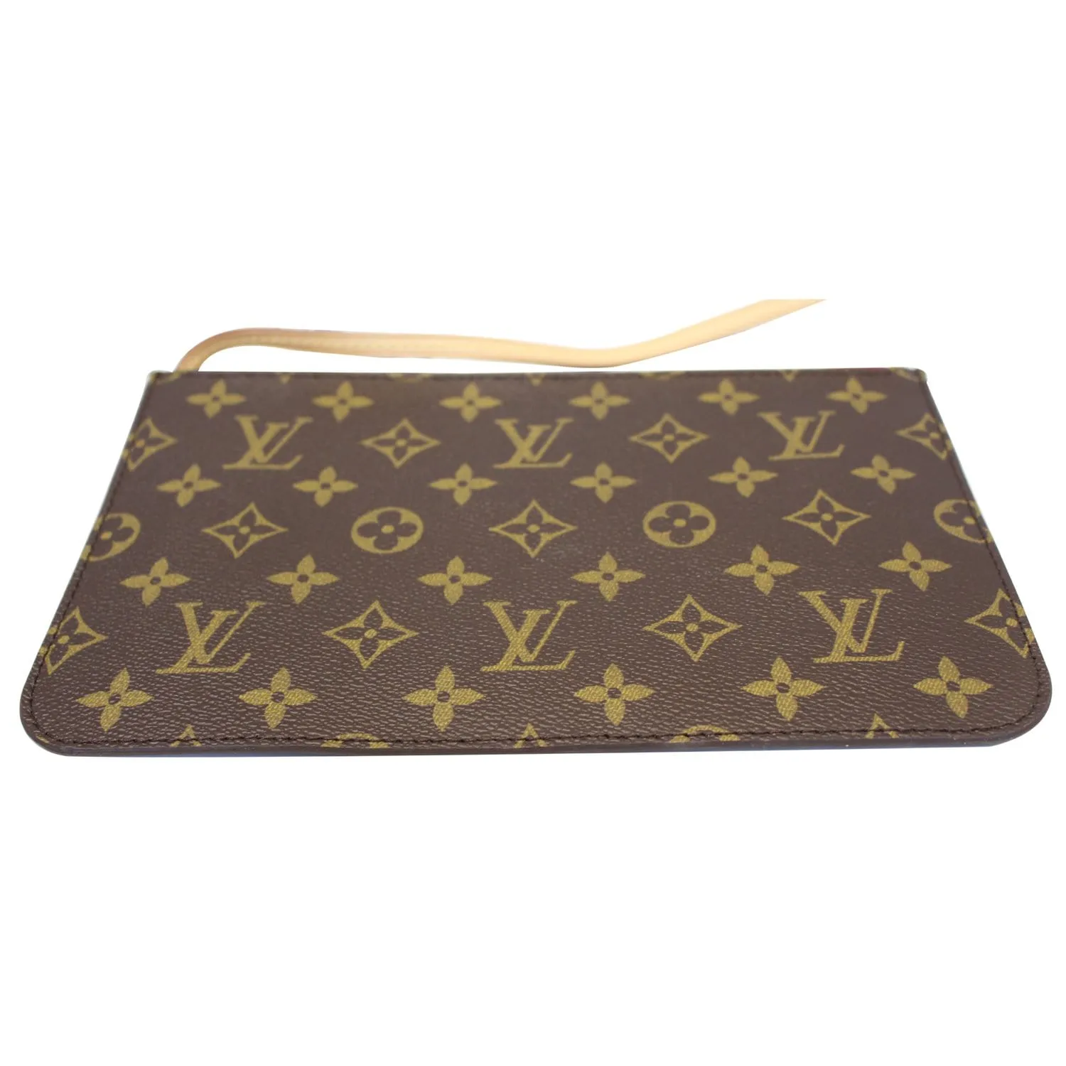 LOUIS VUITTON Pochette Wristlet Pouch Monogram Canvas Neverfull