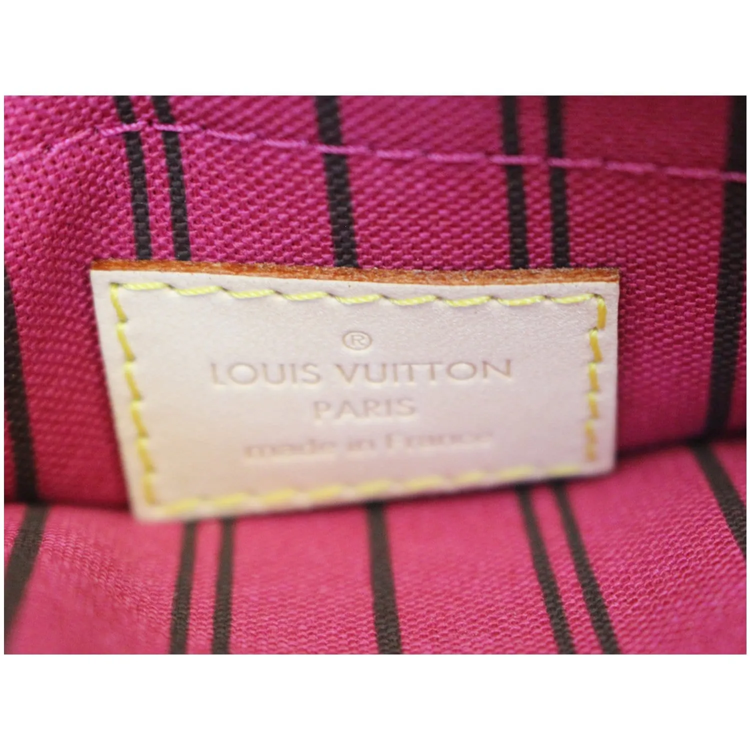 LOUIS VUITTON Pochette Wristlet Pouch Monogram Canvas Neverfull