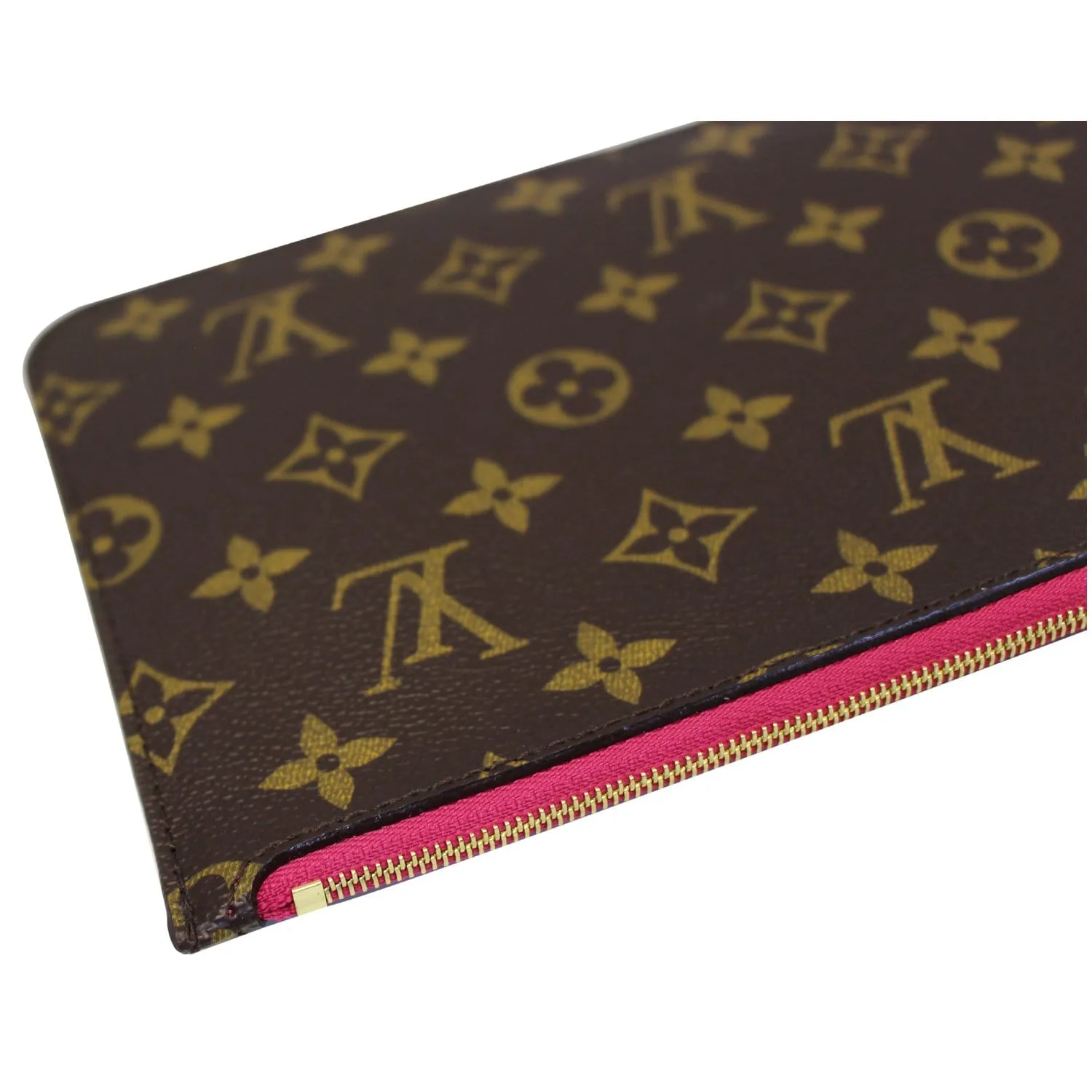 LOUIS VUITTON Pochette Wristlet Pouch Monogram Canvas Neverfull