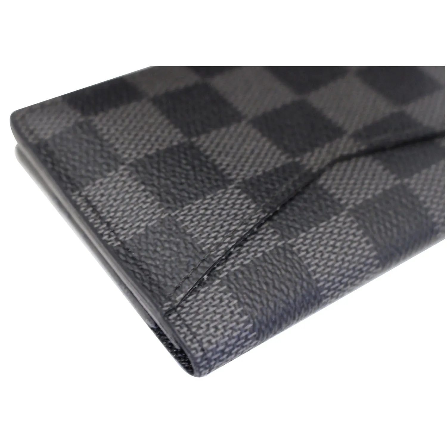 LOUIS VUITTON Pocket Organizer Damier Graphite Card Case Black