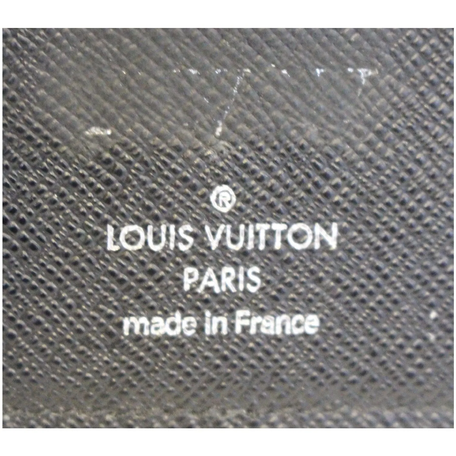 LOUIS VUITTON Pocket Organizer Damier Graphite Card Case Black