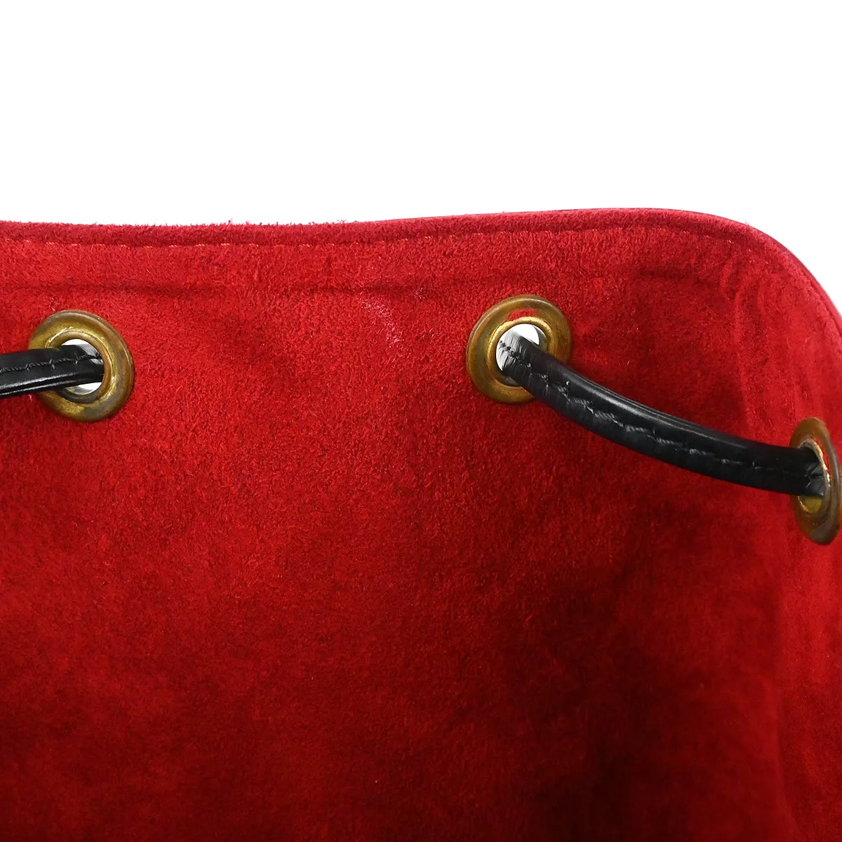 Louis Vuitton Red Black Epi Petite Noe Bucket Shoulder Bag M44172 AR1905 XX28525