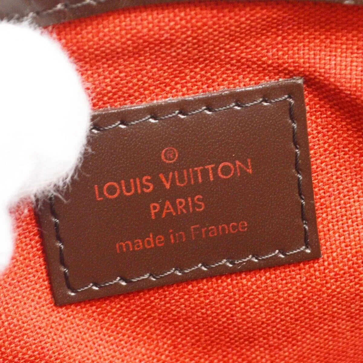 LOUIS VUITTON VERONA PM HAND BAG PURSE DAMIER EBENE N41117 94718