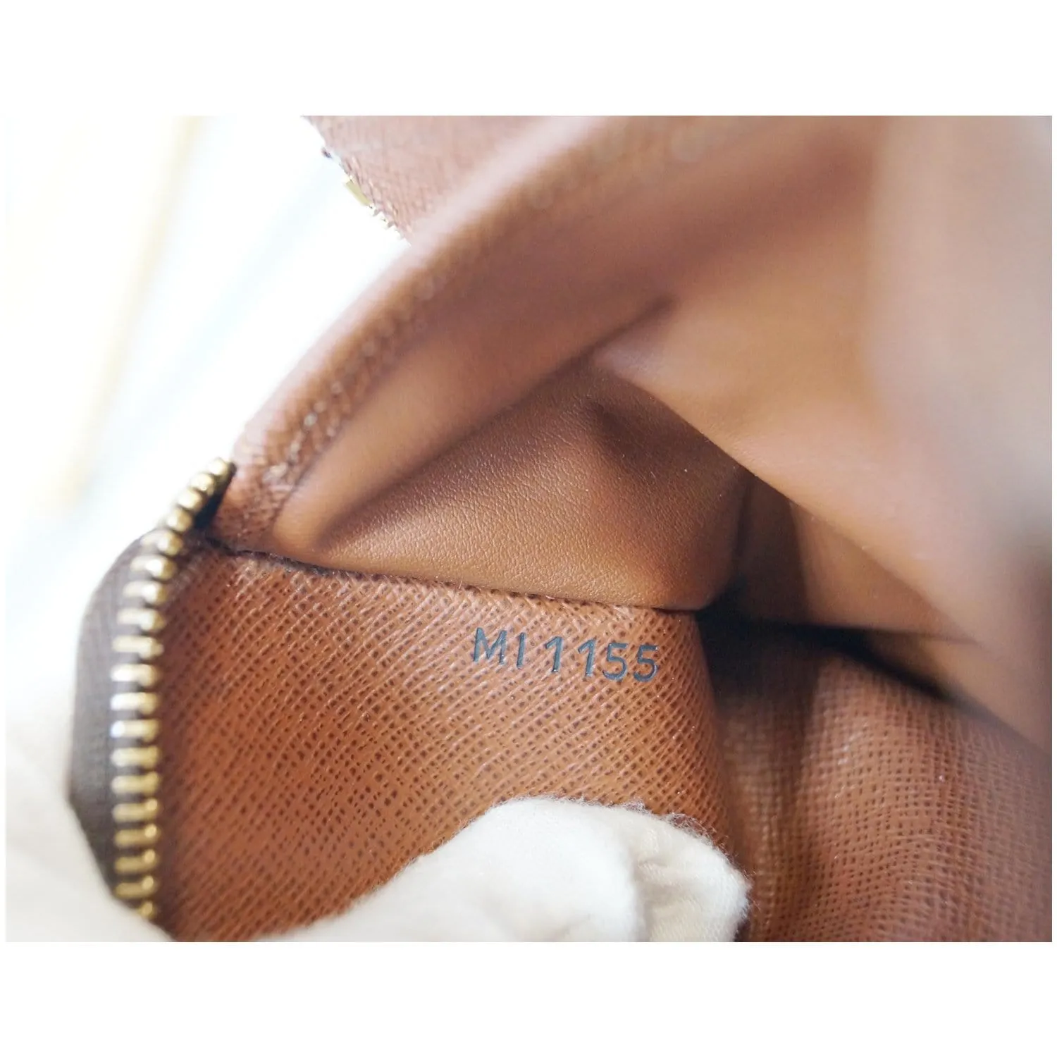LOUIS VUITTON Zippy Monogram Canvas Organizer Wallet Brown