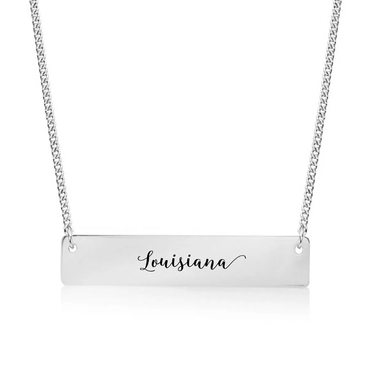 Louisiana Gold / Silver Bar Necklace