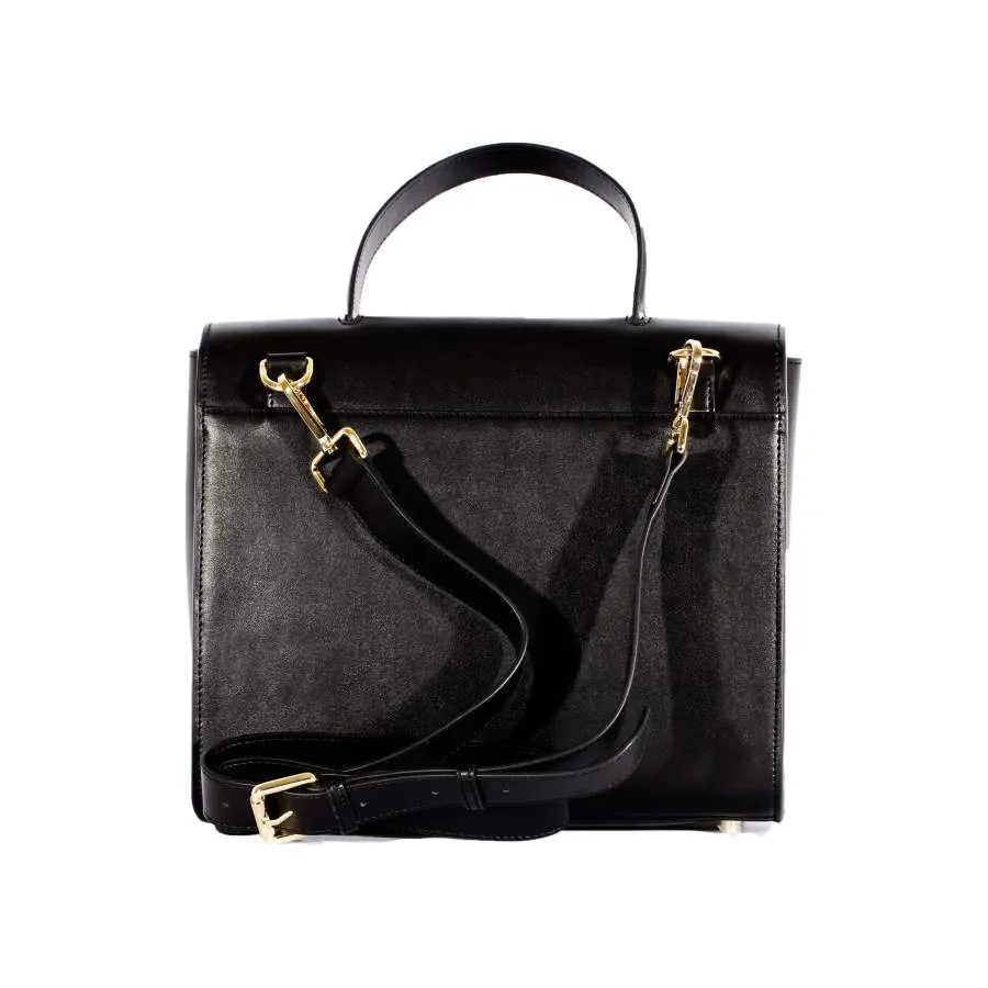 Lourence Handbag in Black Nappa Leather
