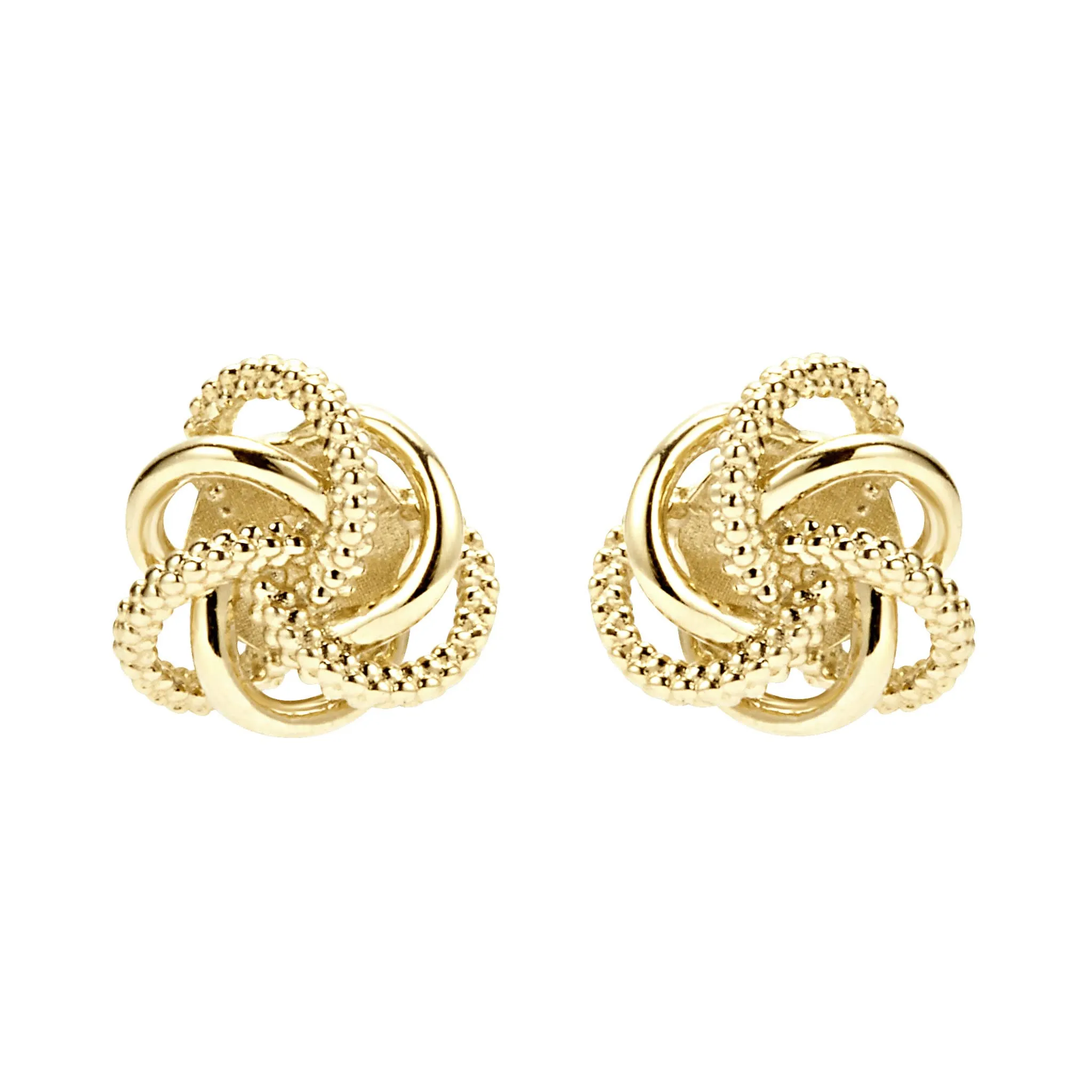 Love Knot Small 18K Gold Love Knot Stud Earrings