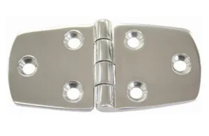 LOW PROFILE 316 STAINLESS STEEL HINGE - 76MM x 38MM