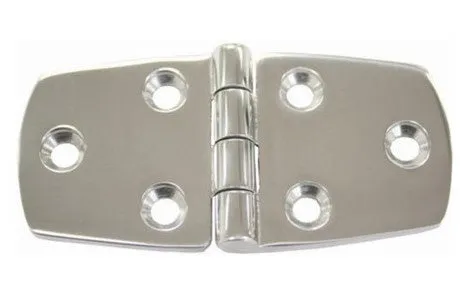 LOW PROFILE 316 STAINLESS STEEL HINGE - 76MM x 38MM
