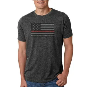 LVFR Thin Red Line Flag Tee