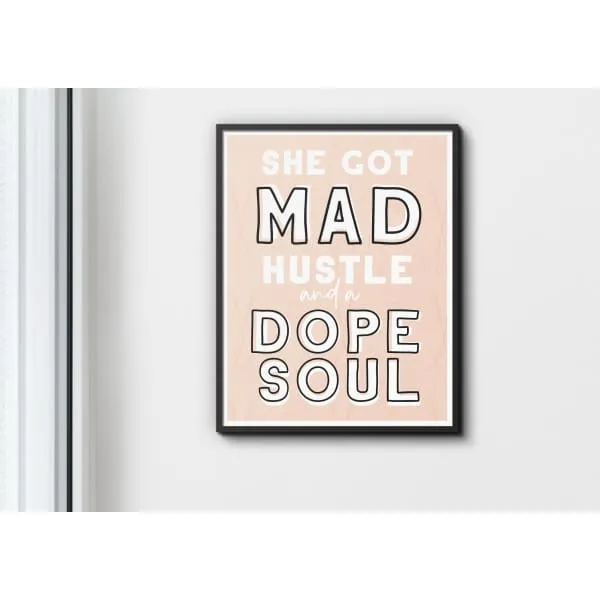 Mad Hustle gallery wall set