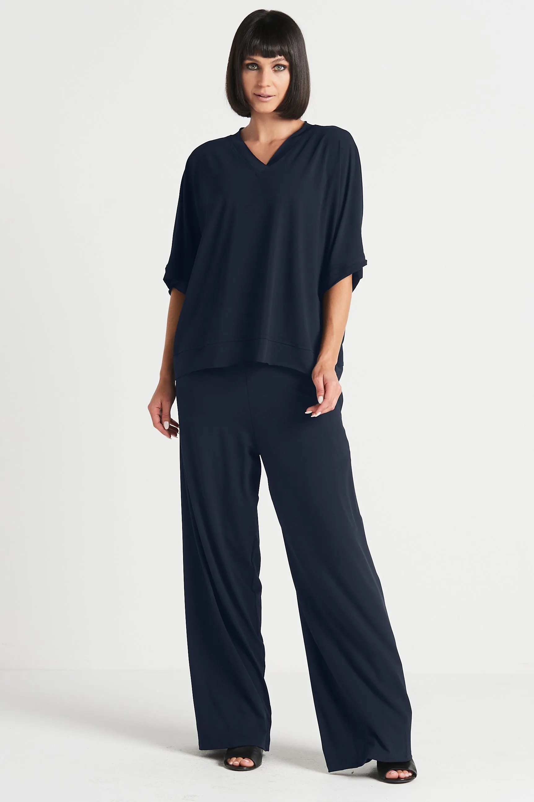 Matte Jersey V Top