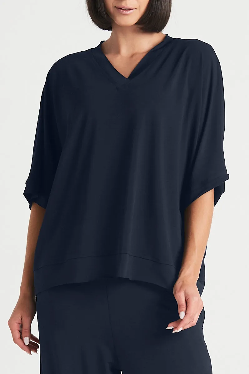 Matte Jersey V Top