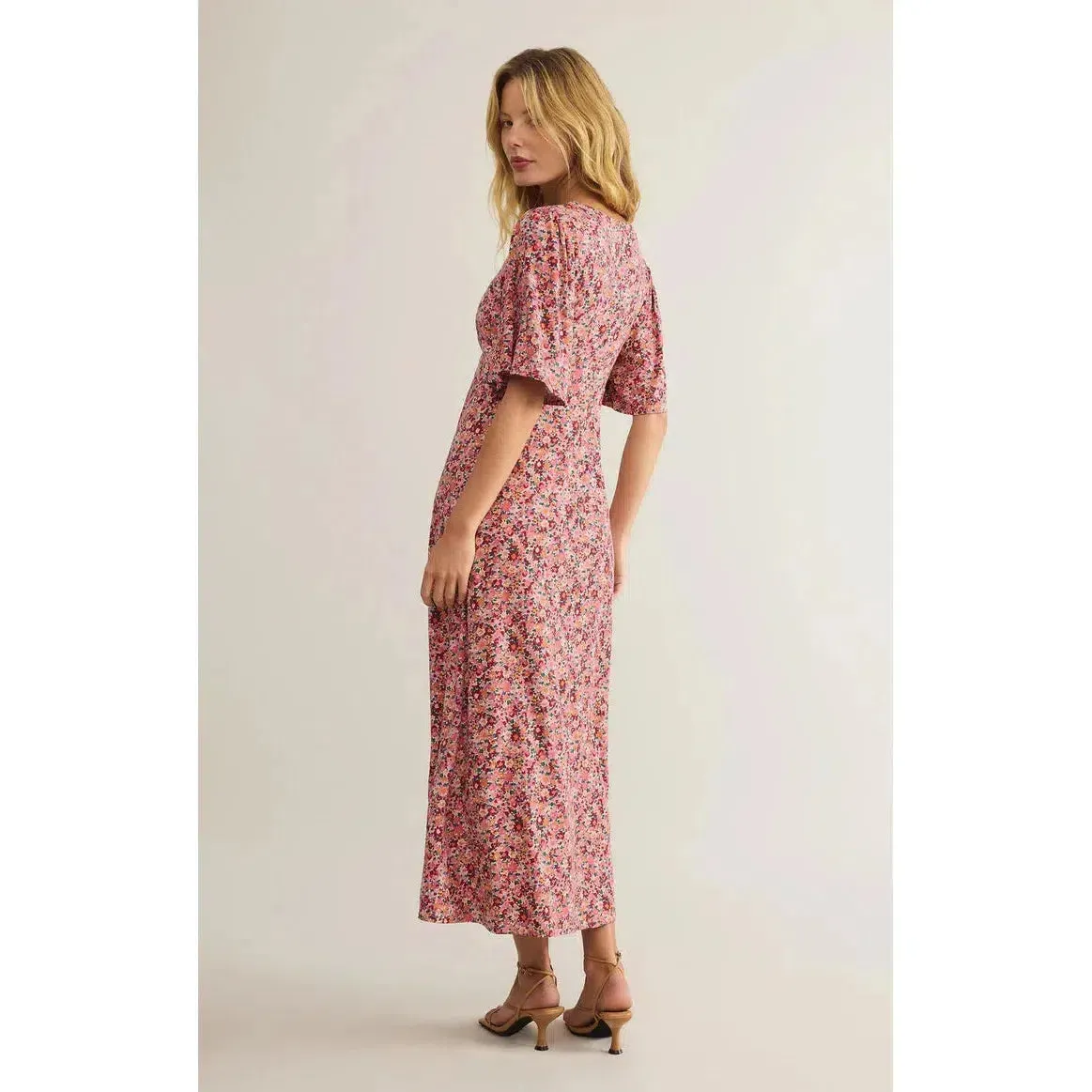 MAVIS DULCE FLORAL MIDI DRESS
