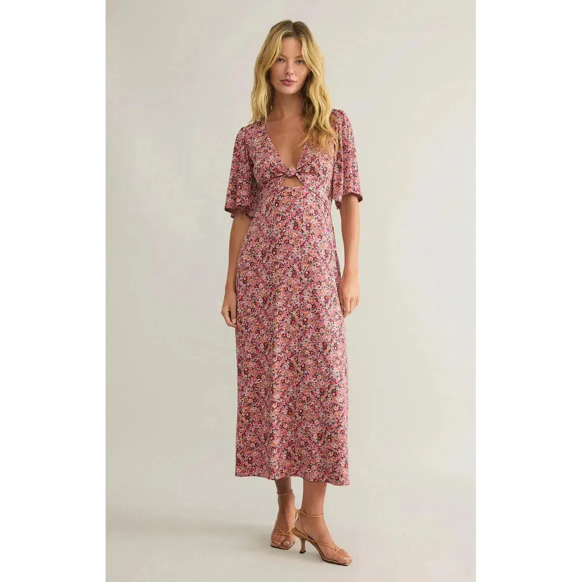 MAVIS DULCE FLORAL MIDI DRESS