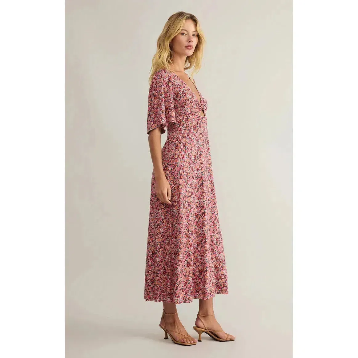 MAVIS DULCE FLORAL MIDI DRESS