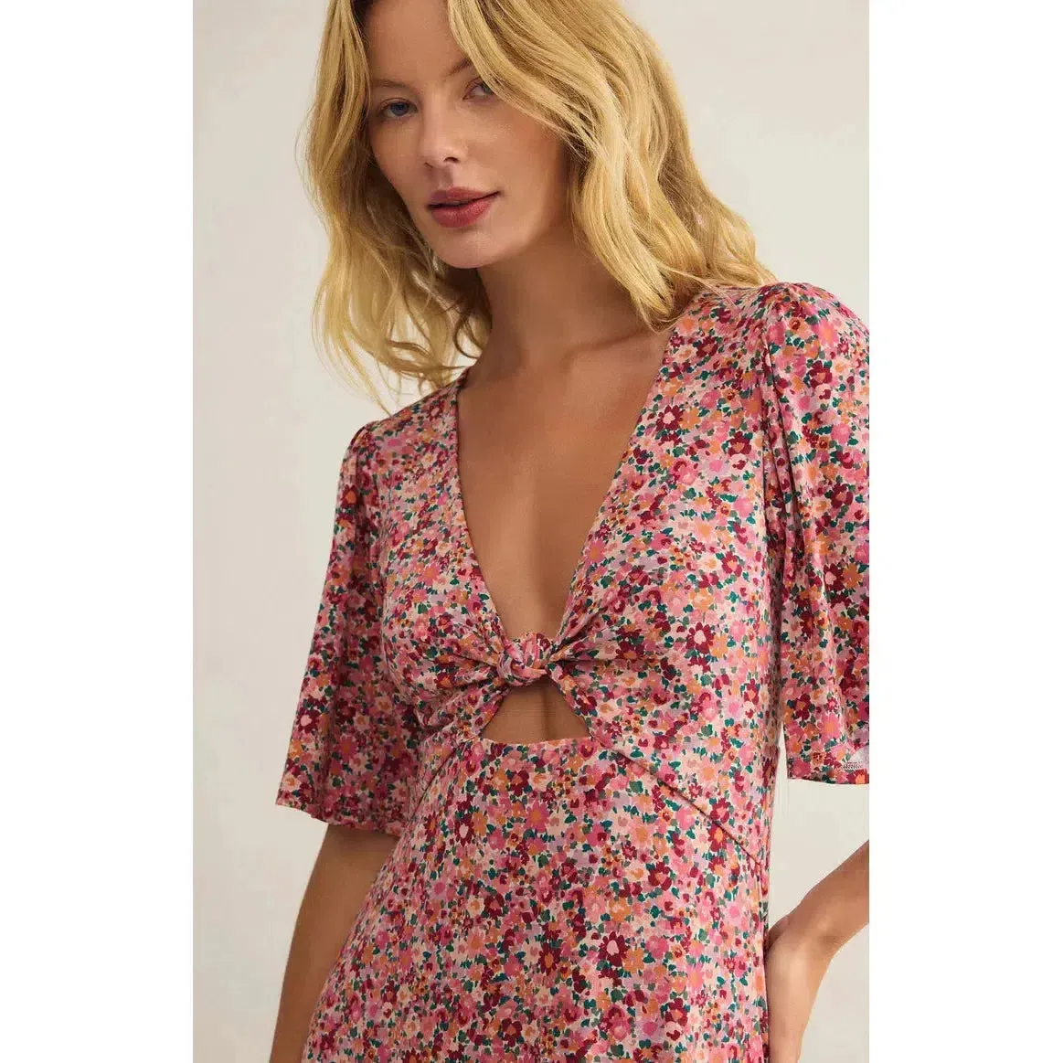 MAVIS DULCE FLORAL MIDI DRESS