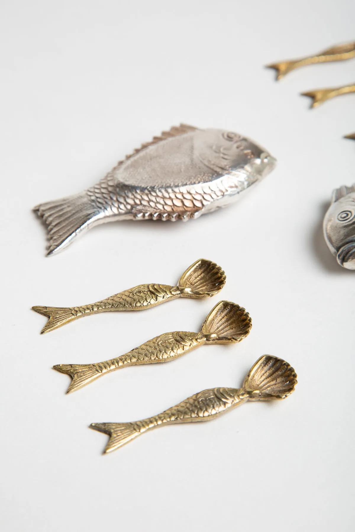 MAXFIELD PRIVATE COLLECTION | 1940'S ATTILIO CODOGNATO SET OF 12 VENETIAN SILVER SALT CELLARS