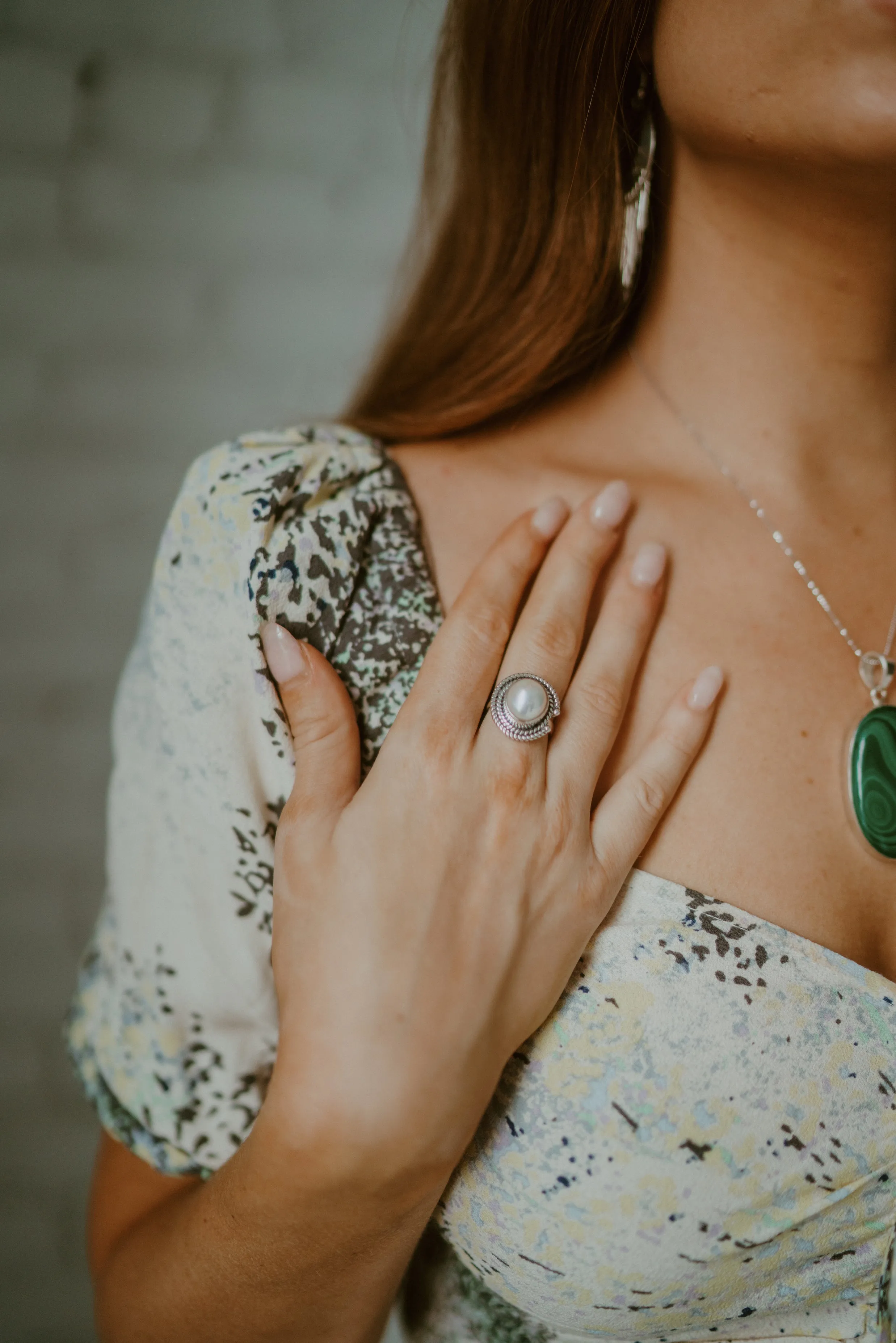Maya Ring | Pearl