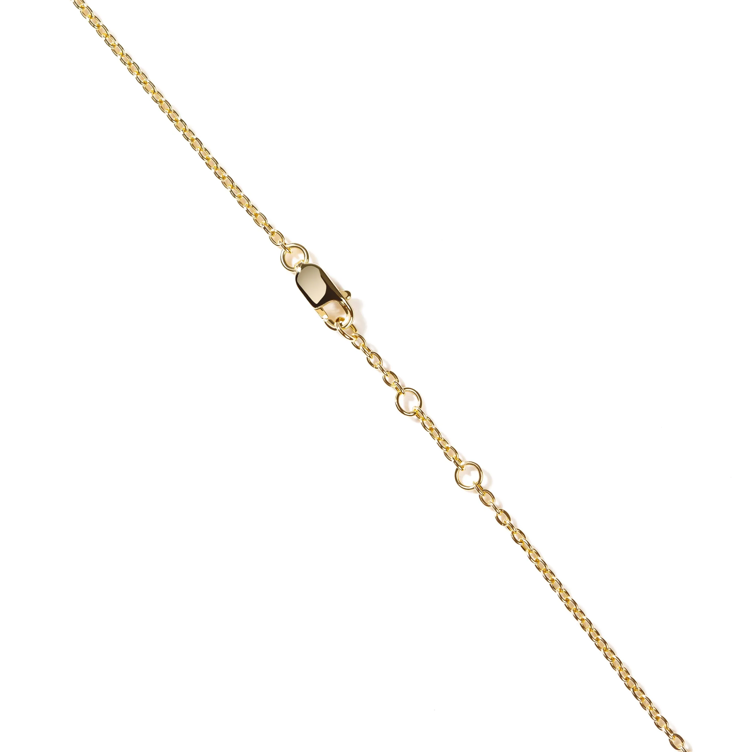Medium Pave Diamond Tag Necklace