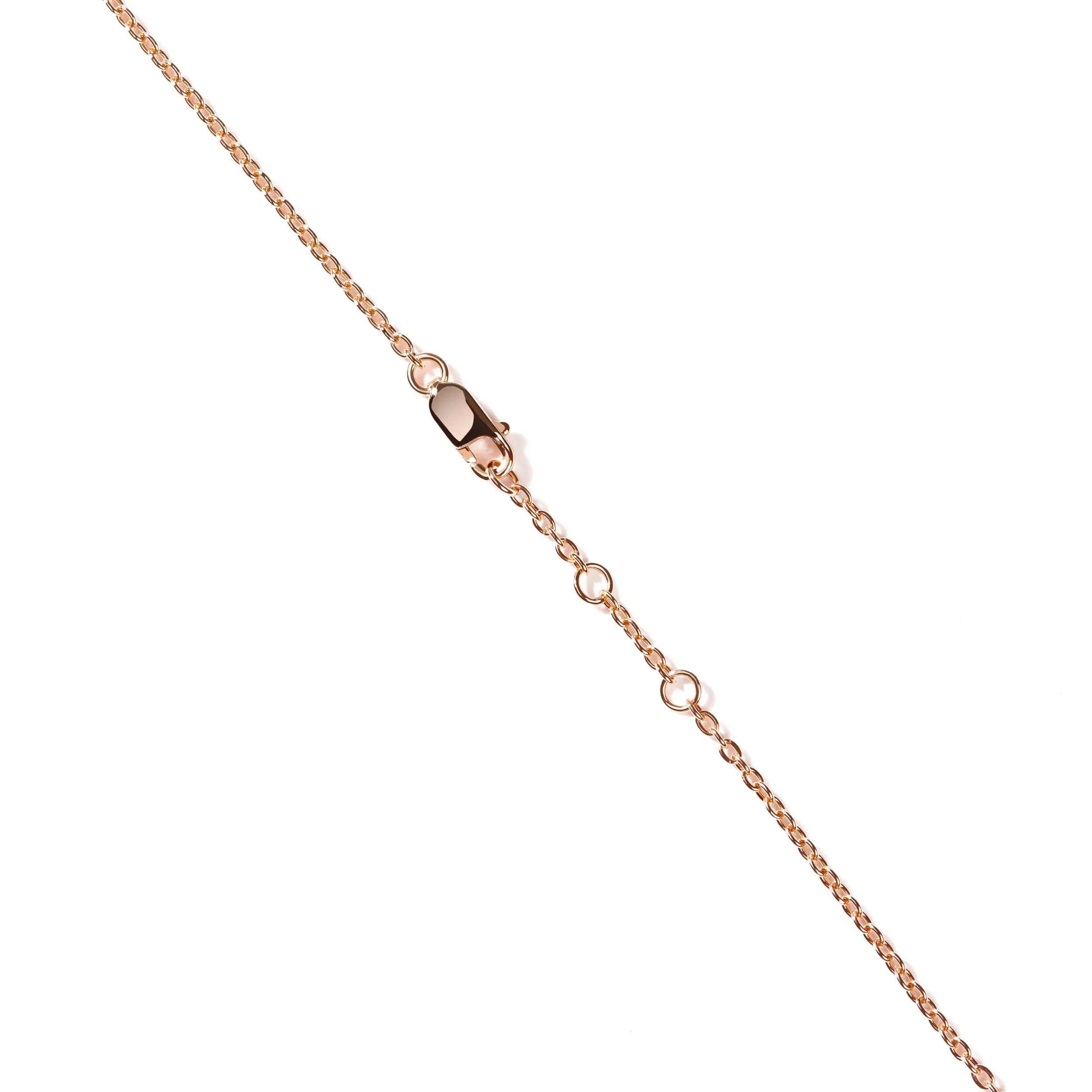 Medium Pave Diamond Tag Necklace