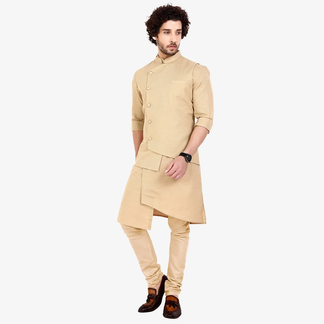 Men's Subtle Fawn  Shade Kurta