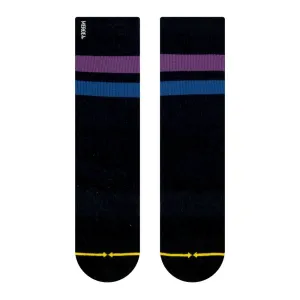 Merge4 Repreve Subtle Grape Black Classic Crew Socks