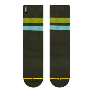 Merge4 Subtle Moss Classic Crew Socks - Green