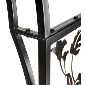 Metal Arched Hummingbird Garden Arbor,56394ph