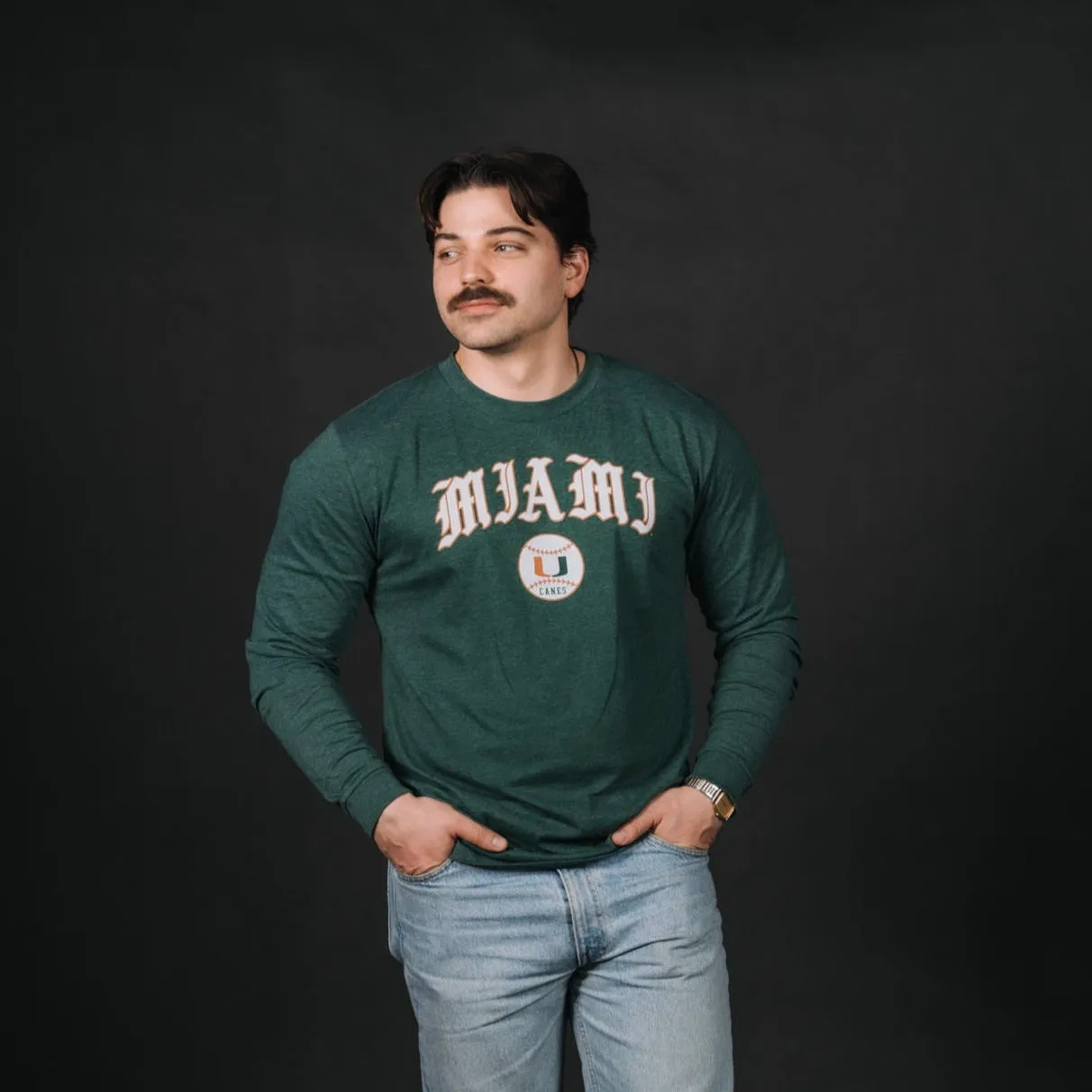 Miami Hurricanes Baseball Long Sleeve