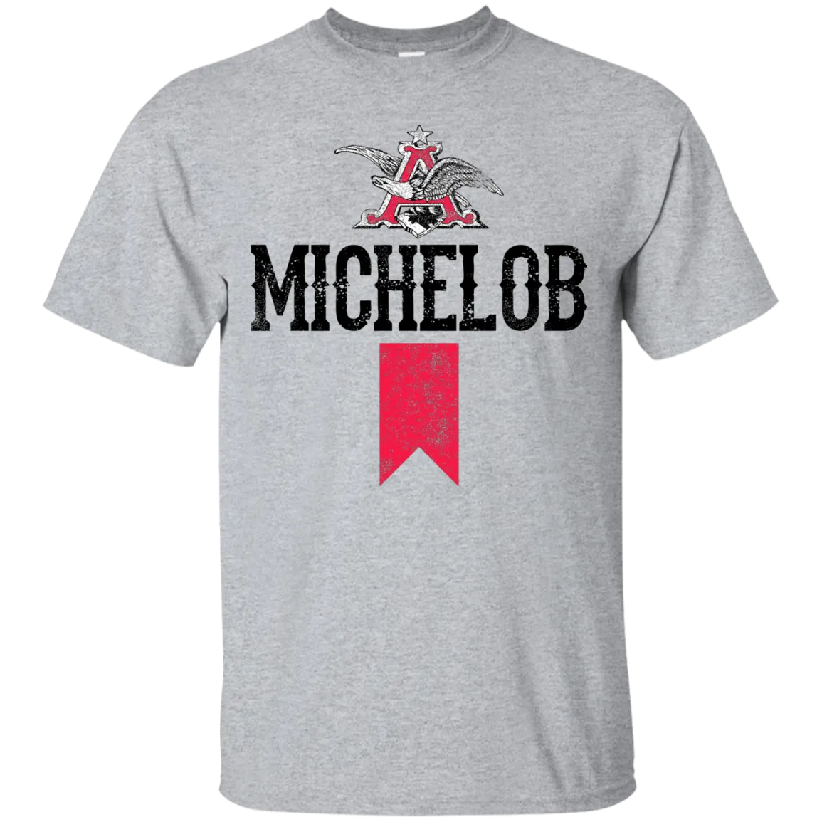 Michelob Ultra Beer T-Shirt Custom Designed Color Worn Label Pattern