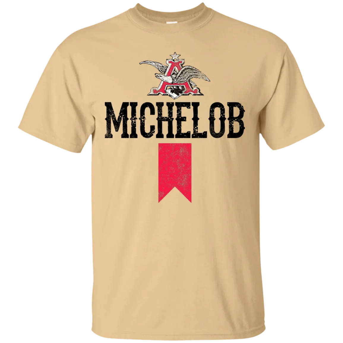 Michelob Ultra Beer T-Shirt Custom Designed Color Worn Label Pattern