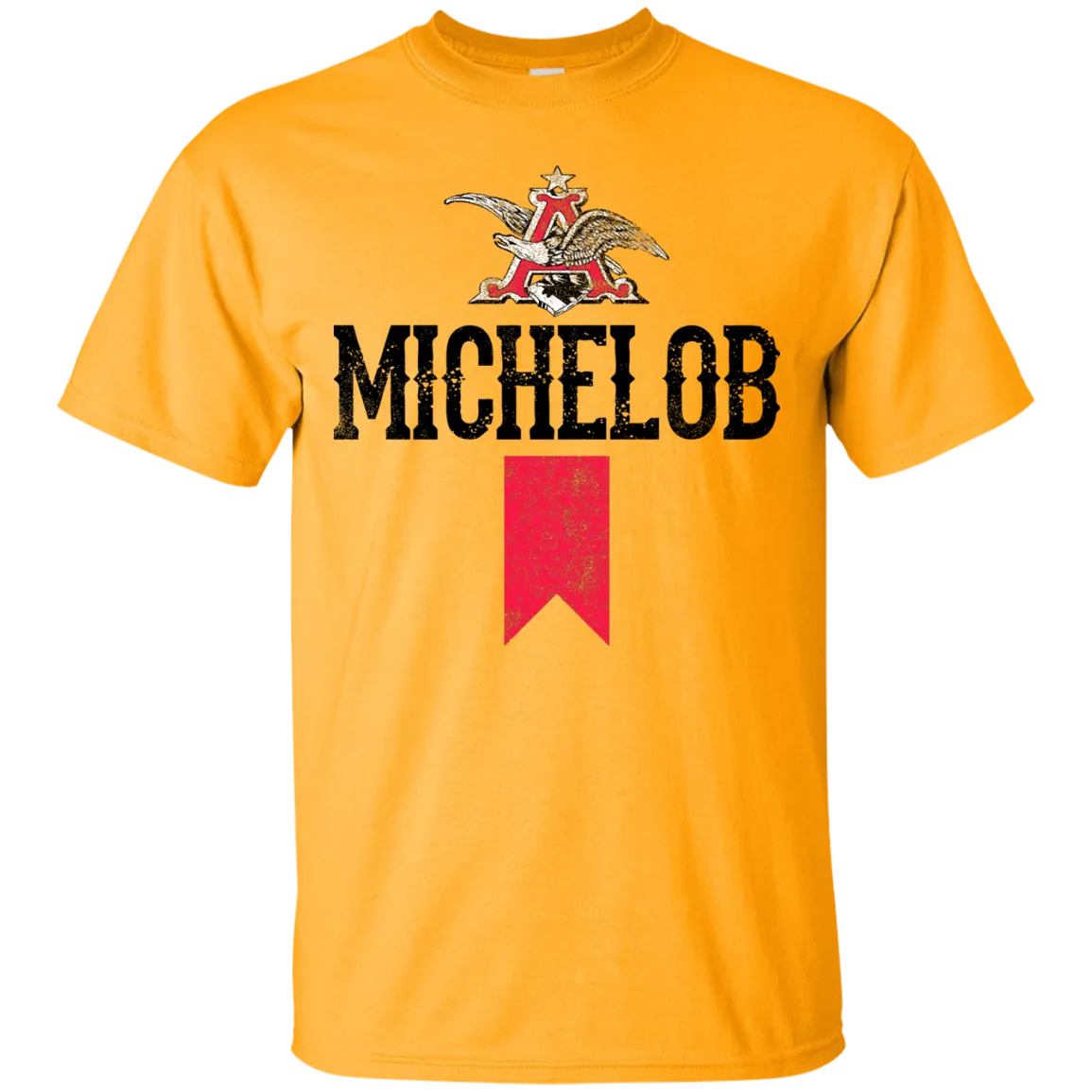 Michelob Ultra Beer T-Shirt Custom Designed Color Worn Label Pattern