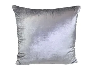 MICROSUEDE PILLOW - SILVER