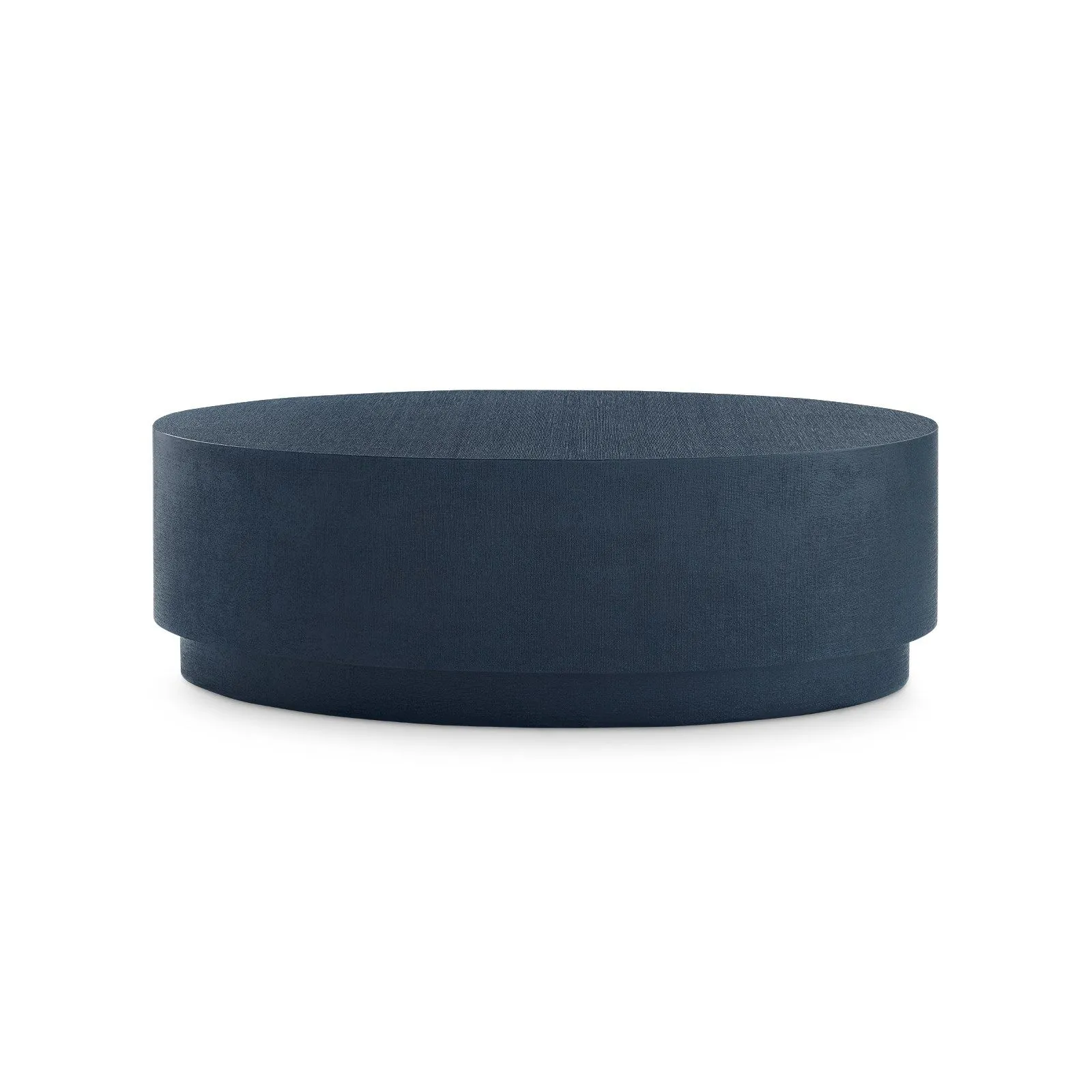 Mila Oval Coffee Table / Blue Steel