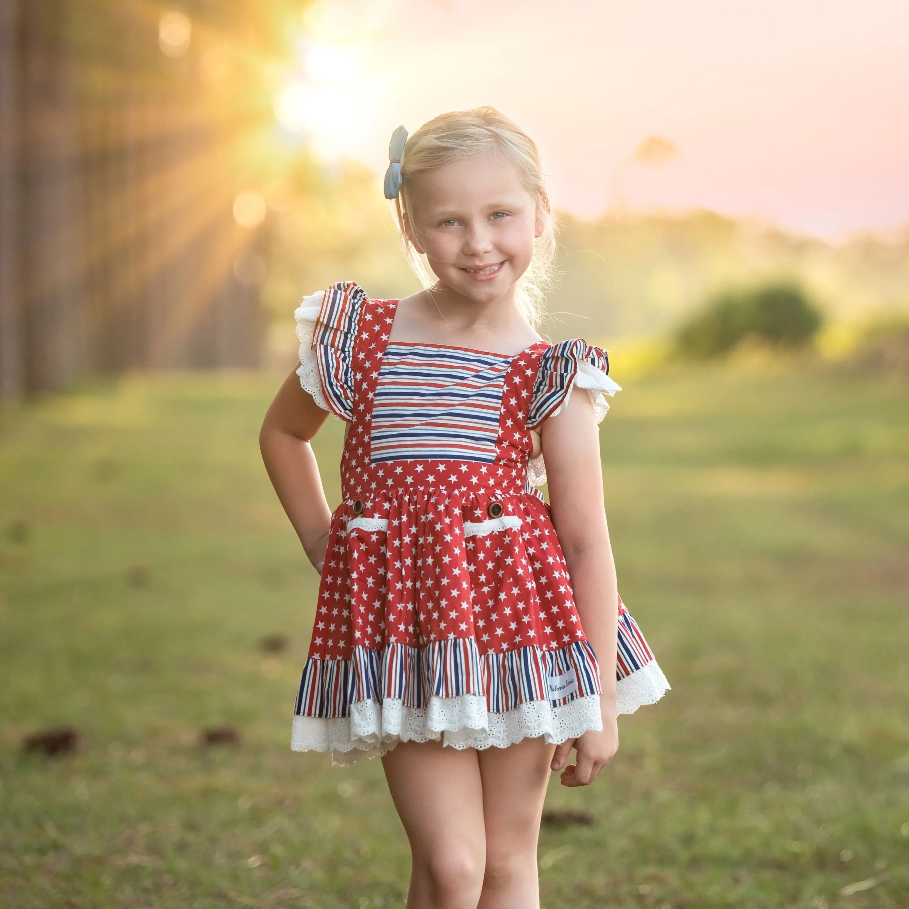 Millie Pinafore- Americana