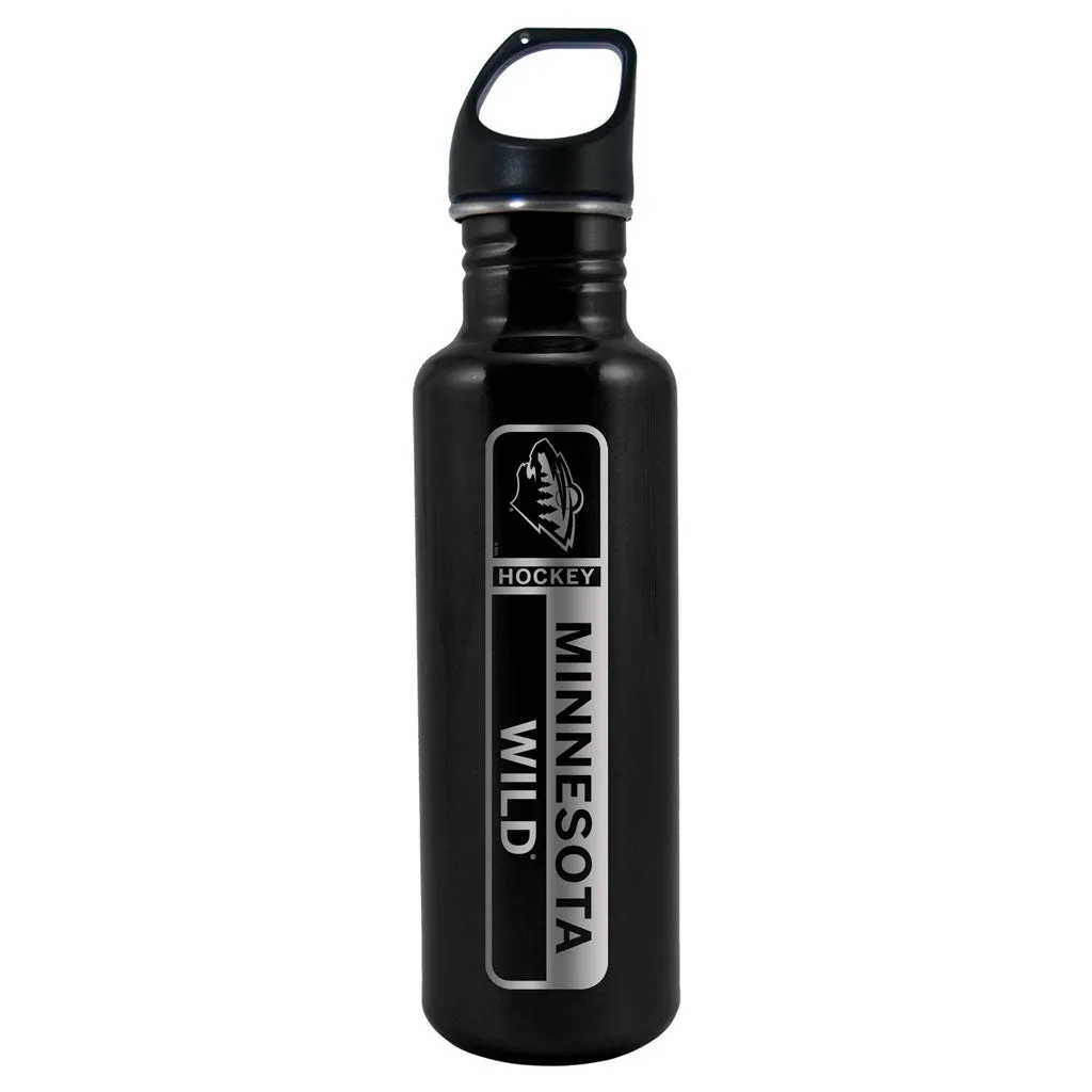 Minnesota Wild 26oz Stainless Steel Water Bottle Team Design 056