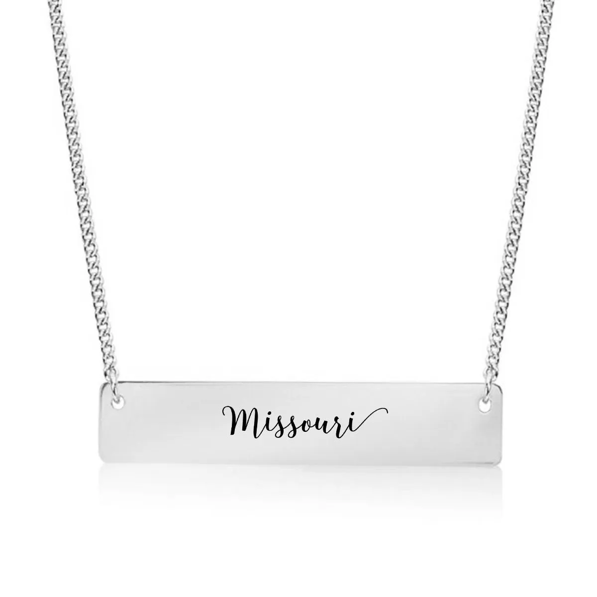 Missouri Gold / Silver Bar Necklace