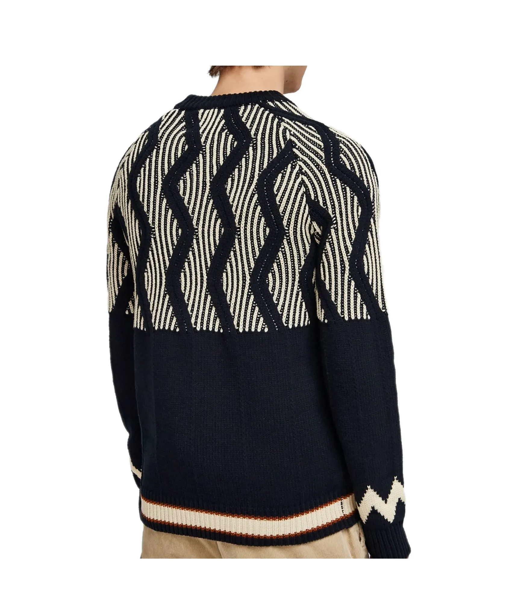 Monsanto Pull In Mixed Patterns And Structured Knit