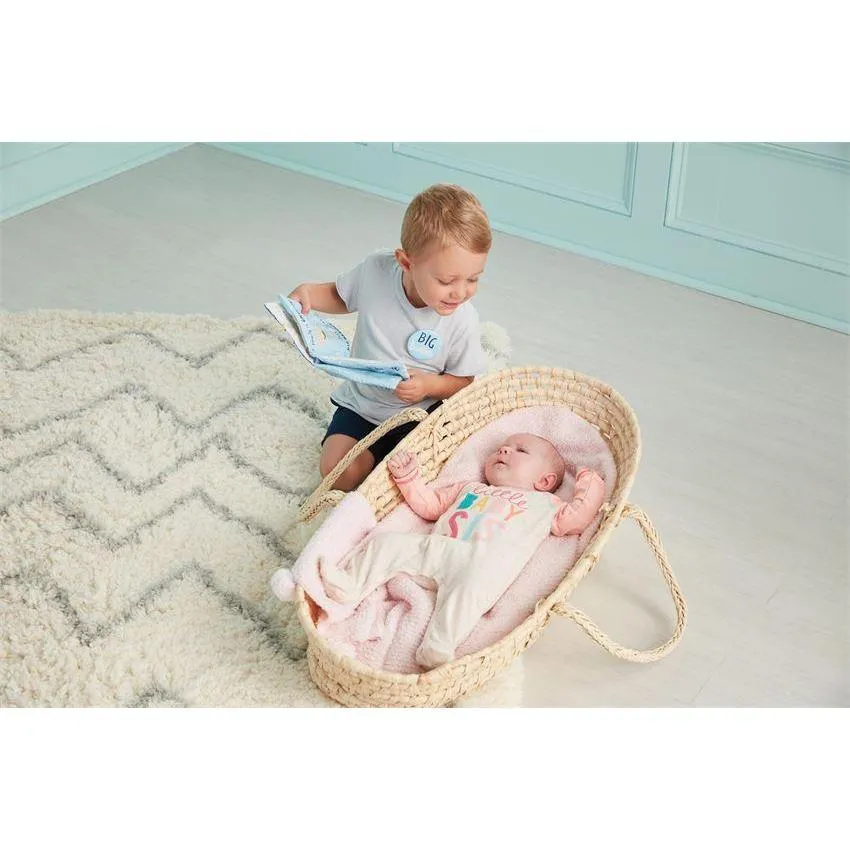 Mud Pie "I'm A Big Brother" Soft Printed Cotton Book & Pin