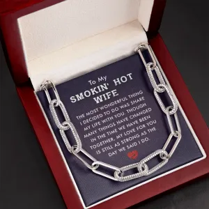My love for you is strong-Forever Linked Necklace for Wife