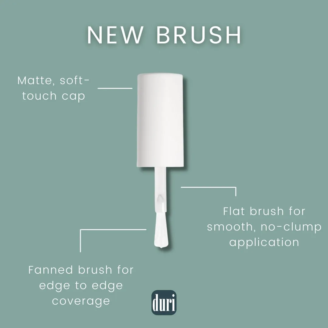 Nail Polish Rounded Flat Brush   Satin Cap