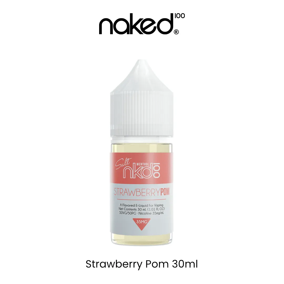 NAKED 100 - Strawberry Pom (Brain Freeze) 30ml (SaltNic)