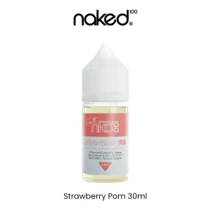 NAKED 100 - Strawberry Pom (Brain Freeze) 30ml (SaltNic)