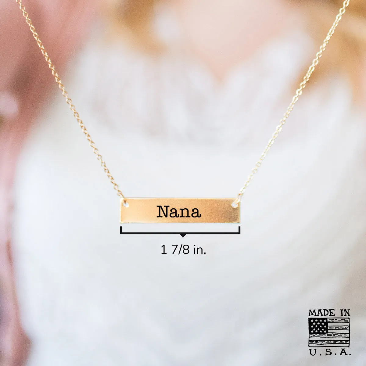 Nana Gold / Silver Bar Necklace